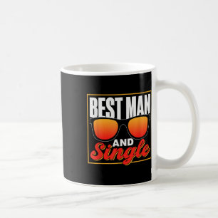 Bästa Man Och Singel Fest Brud Lag Brudgum Bachelo Kaffemugg