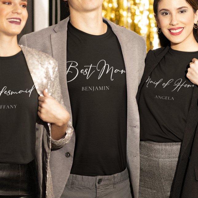 Bästa Man Personlig Chic Modern Sjungpojke Fest T Shirt (Skapare uppladdad)