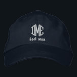 Bästa man Personligt bröllp Monogram Baseball Cap Broderad Keps<br><div class="desc">Överraska den bäste mannen med den här coolan baseball stil-hatten som har hans 3 brev monogram och ord "bäste man" nedan. Ändra enkelt texten och taket färg så att det stämmer överens med ditt bröllop-tema/färger (det här är marinblått så att perfekten för nautiskt temat bröllop). Det här gör en fantastisk-reklamfest...</div>