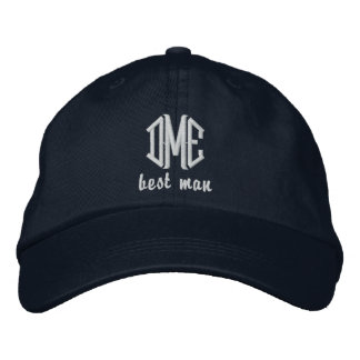 Bästa man Personligt bröllp Monogram Baseball Cap Broderad Keps