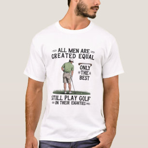Bästa män spelar golf åttiotal rolig golfare golf t shirt