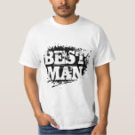 Bästa man t-shirt för bachelparty<br><div class="desc">Bästa man som skjorta för bachelor party.</div>