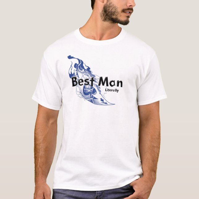 Bästa man-tshirt t-shirt (Framsida)