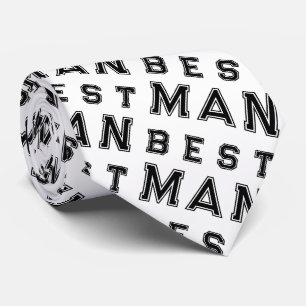 Bästa Man Vit Svart Slips