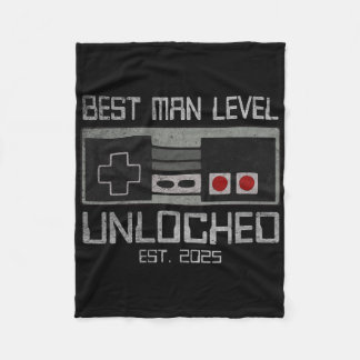 Bästa Mannen Chelor-fest 2025 Gamer Svägers Bröllo Fleecefilt