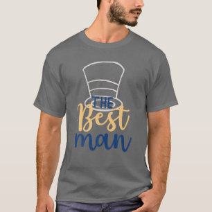 Bästa mannen söt förlovning Bröllop Matchande T Shirt