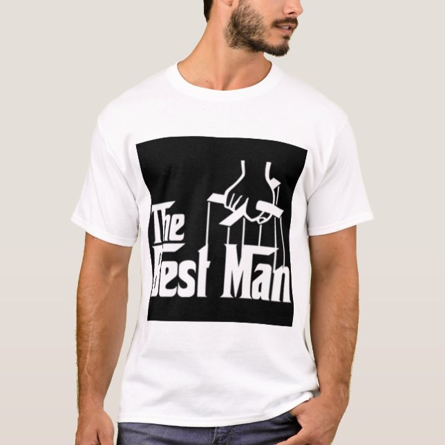 Bästa mannen t-shirt (Framsida)