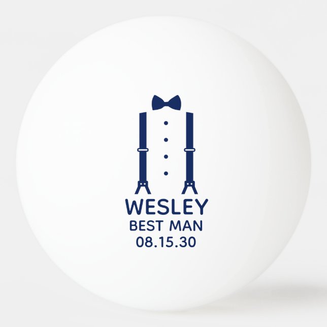 Bästa mannens blå fluga pingisboll (Framsidan)