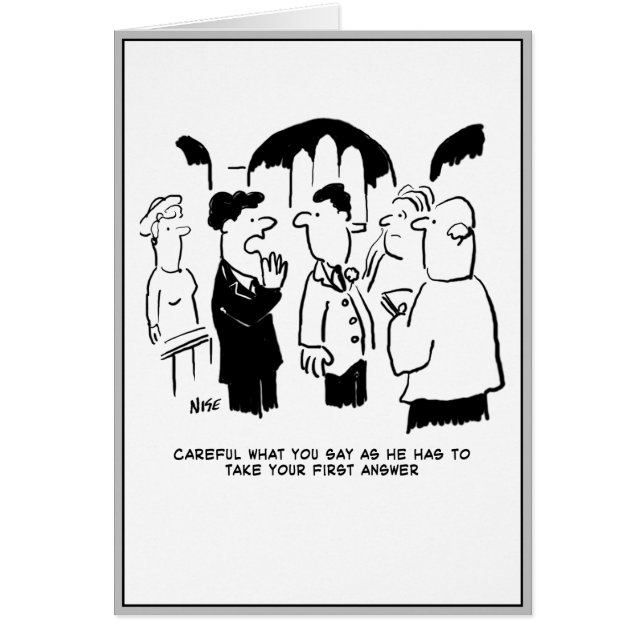 Bästa mannens varning till Bridegroom Hälsningskort (Framsidan)