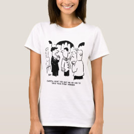 Bästa mannens varning till Bridegroom. Lungvicar T Shirt