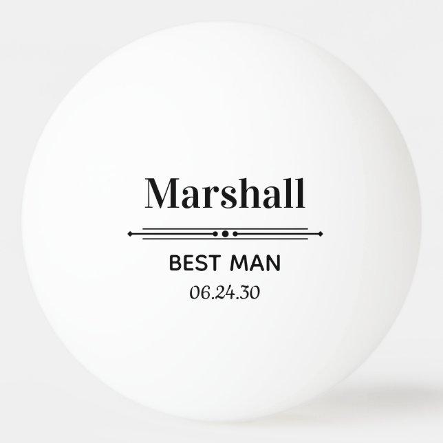 Bästa mans personliga pingisboll (Framsidan)