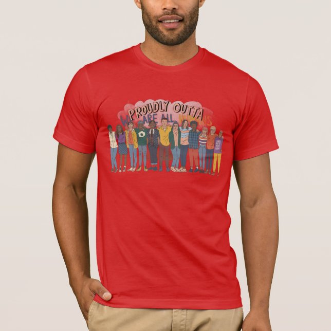 Bästa markera "stolt utanför"-skjortan t shirt (Framsida)