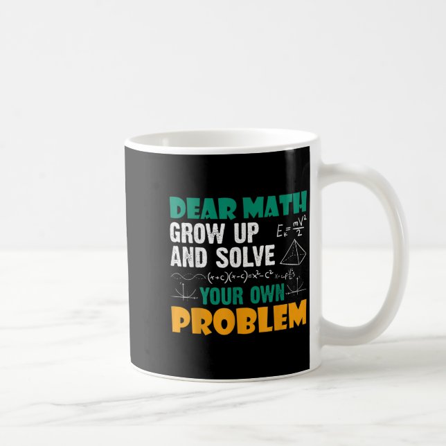 Bästa matematik - Grova upp och lösa dina egna pro Kaffemugg (Höger)