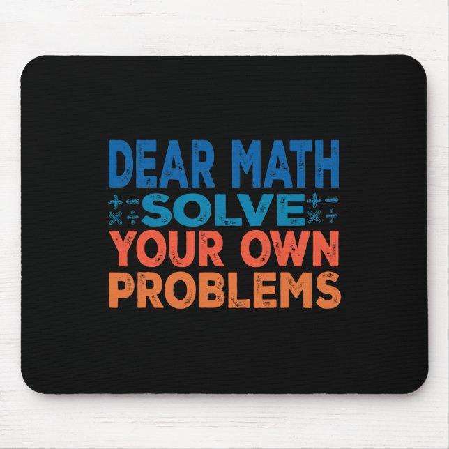 Bästa matematik Lös dina egna problem Lättfunna ma Musmatta (Framsidan)