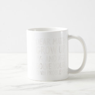 Bästa matematik växa upp och lösa din egen problem kaffemugg
