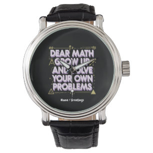 Bästa matematik, växa upp och lösa dina egna probl armbandsur