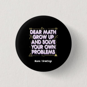 Bästa matematik, växa upp och lösa dina egna probl knapp