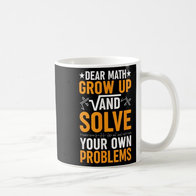 Bästa matematik växa upp och lösa dina egna proble kaffemugg (Höger)