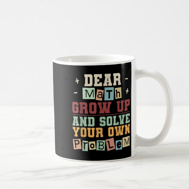 Bästa matematik växa upp och lösa dina egna proble kaffemugg (Höger)