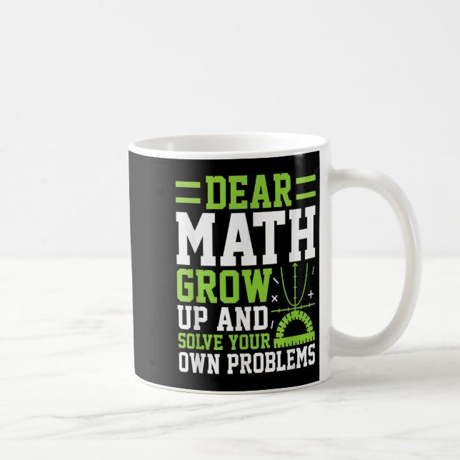 Bästa matematik växa upp och lösa dina egna proble kaffemugg (Höger)