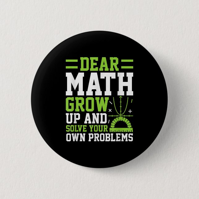 Bästa matematik växa upp och lösa dina egna proble knapp (Framsida)