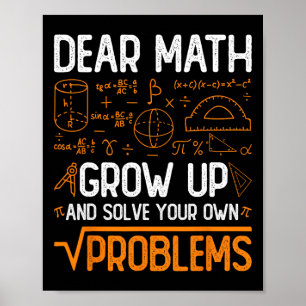 Bästa matematik växa upp och lösa dina egna proble poster