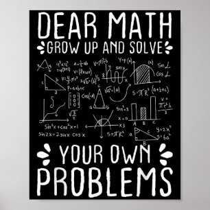 Bästa matematik växa upp och lösa dina egna proble poster