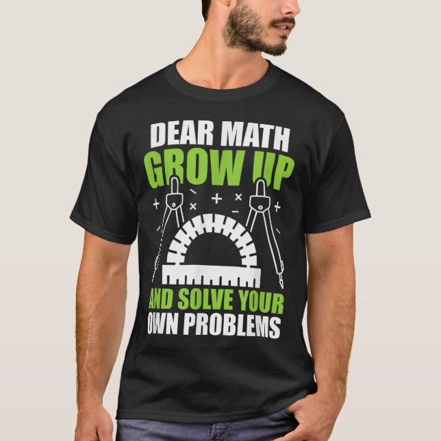 Bästa matematik växa upp och lösa dina egna proble t shirt (Framsida)