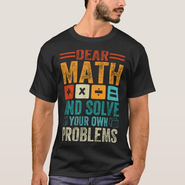 Bästa matematik växa upp och lösa dina egna proble t shirt (Framsida)