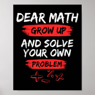 Bästa matematisk citat för lärare och Student Poster