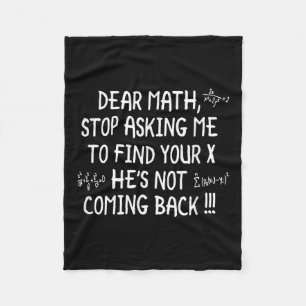 Bästa Math Funny Math-citat Fleecefilt