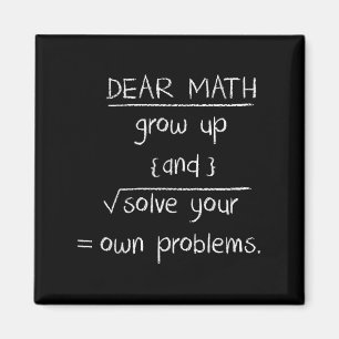 Bästa Math Funny-offert Magnet