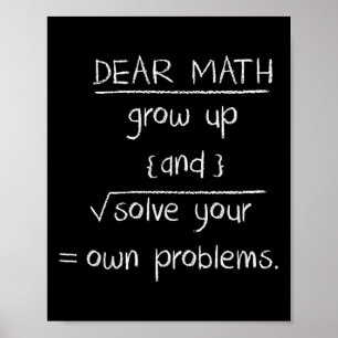 Bästa Math Funny-offert Poster