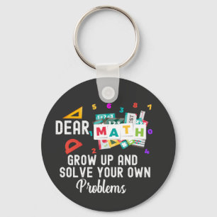 Bästa Math Grow Up och Lös dina egna problem Nyckelring