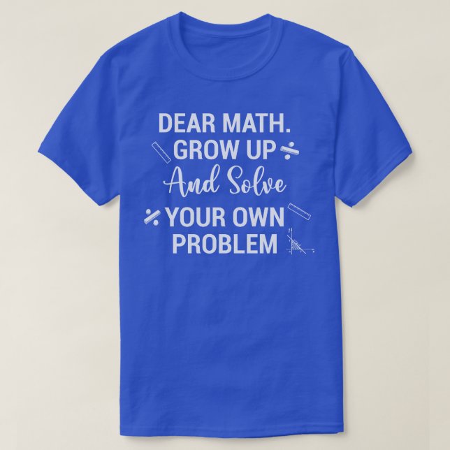 Bästa Math T Shirt (Design framsida)