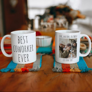 Bästa medarbetare någonsin - Personlig Office-foto Kaffemugg