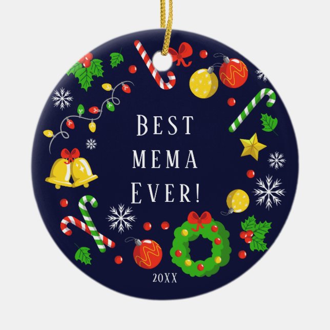 Bästa Mema Någonsin Julgranskula (Framsidan)