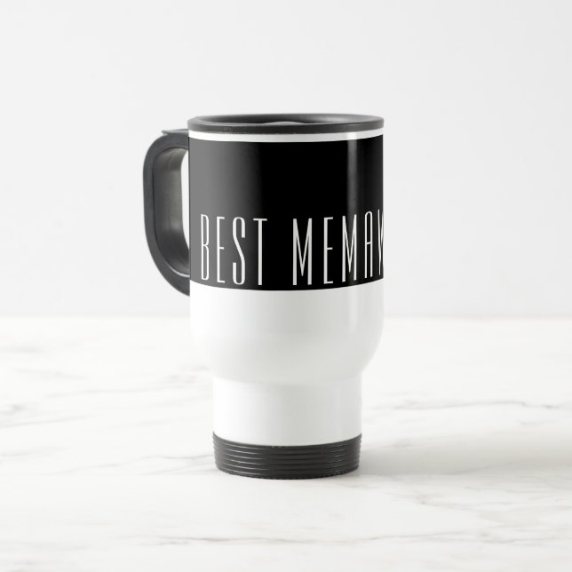 Bästa MEMAW Någonsin Resekopp Resemugg (Framsida vänster)