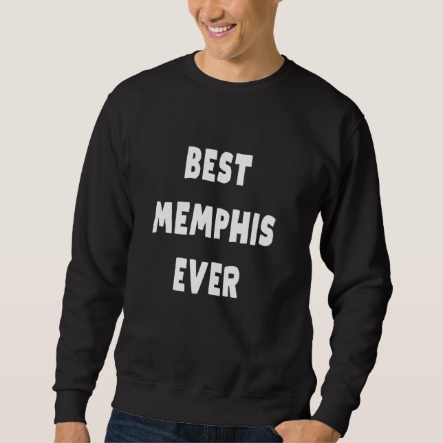 Bästa Memphis någonsin Lång Ärmad Tröja (Framsida)