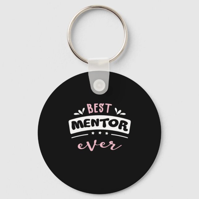 Bästa Mentor någonsin Gift Idea Nyckelring (Framsida)