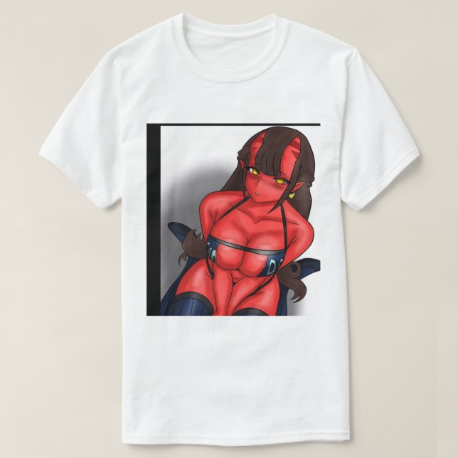Bästa Meru, den tjusiga, eleganta, topplacklösa T Shirt (Design framsida)