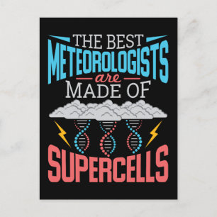 Bästa meteorologer Supercells Funny Väder Vykort