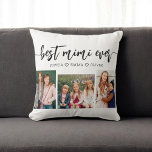 Bästa MiMi någonsin - Farmachelagring för barnbarn Kudde<br><div class="desc">Fira din MiMi med Best MiMi nånsin Grandchildren Photo Collage Dekorativ kudde. Den här personligen har ett vackert ordnat kollage av omhuldade foton, som fångar speciella ögonblick med sina barnbarn. Den är gjord av högkvalitativa material och tillför en snyggt och känslosam beröring till vilket utrymme som helst, perfekt för att...</div>