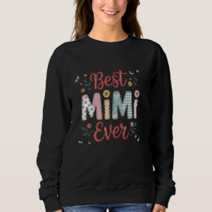 Bästa Mimi någonsin Girly-Blommigten ger familjen T Shirt