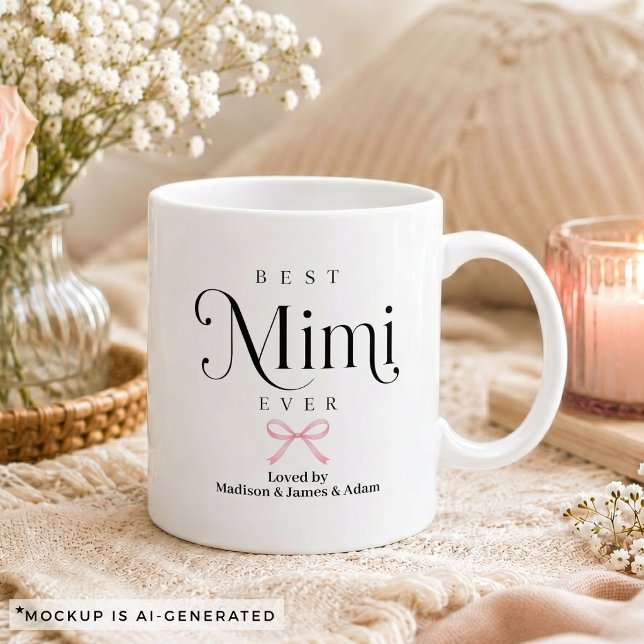 Bästa Mimi någonsin present från barnbarn Kaffemugg (Best Mimi Ever Gift from Grandkids Coffee Mug)