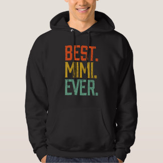 Bästa Mimi någonsin Vintage Mor S-dagen Hoodie