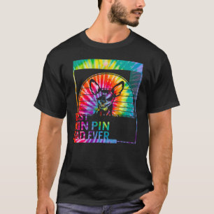 Bästa Min Pin Pappa Alltid hund pappa för manar Hu T Shirt