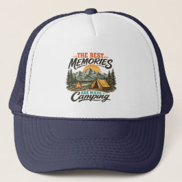 Bästa Minnen Görs Camping hatt Mountain Keps
