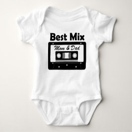 Bästa mix mamma och pappa baby shower present  t shirt