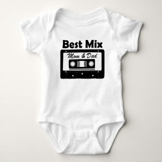 Bästa mix mamma och pappa baby shower present  t shirt